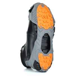 Winter Walking Low-Pro Ice Cleat, Heavy-Duty Industrial Grade Traction Aid for Walking on Snow and Ice, Size Large (1 Pair)