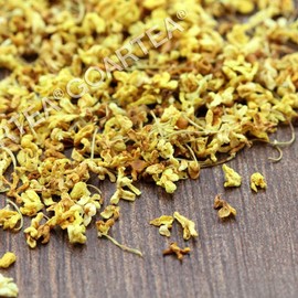GOARTEA 50g / 1.76oz Natural Sweet Osmanthus Flower Tea Fragrant Osmanthus Flower Herbal Dried Buds
