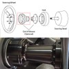 ZS Steering Quick Release Steering Wheel Hub Adapter Enhancing Aluminum