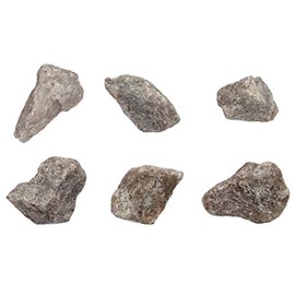 EISCO 6PK Raw Quartzite, Metamorphic Rock Specimens - Approx. 1" - Geologist Selected & Hand Processed - Great for Science Classrooms - Class Pack