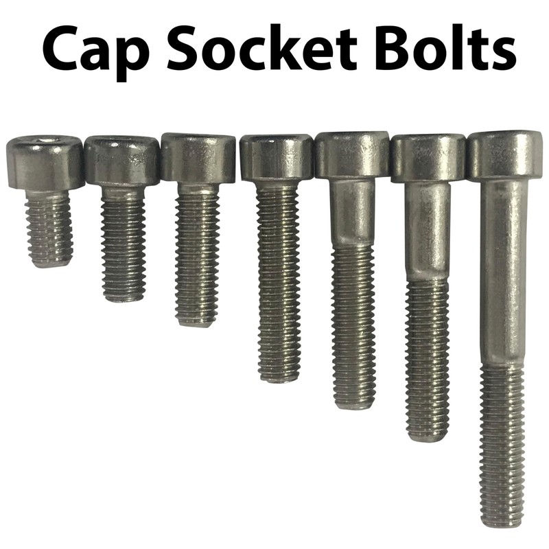 M5 x 16mm Socket Cap Bolts Made of Marine Grade