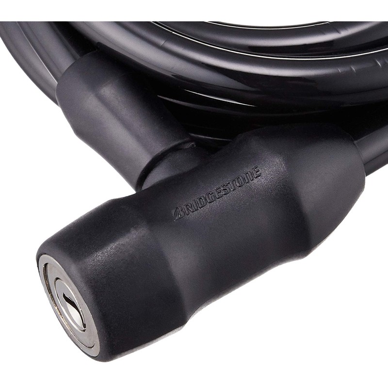 Bridgestone WL-SP2 Long Wire Lock Bicycle Key Black Anti-Theft Security