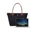GM LIKKIE Shoulder Tote Bag for Women, Nylon Top-Handle Purse,