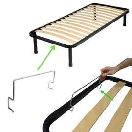 2 x - 1 Pair of Bed Mattress Toppers - Bed Frame Storage Box Front