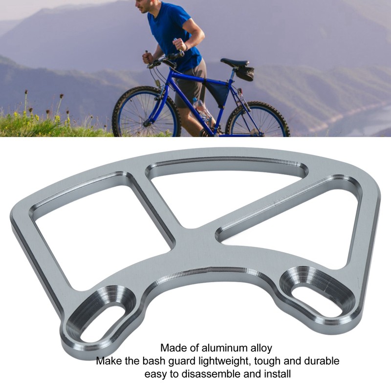 Aluminum Alloy MTB Bash Guard Bicycle Chain Guard for ISCG05