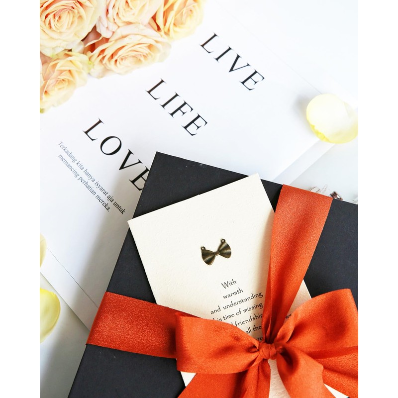 MORSUNBELA Ribbon Green Gift Ribbon Dark Green Silk Ribbon Gift