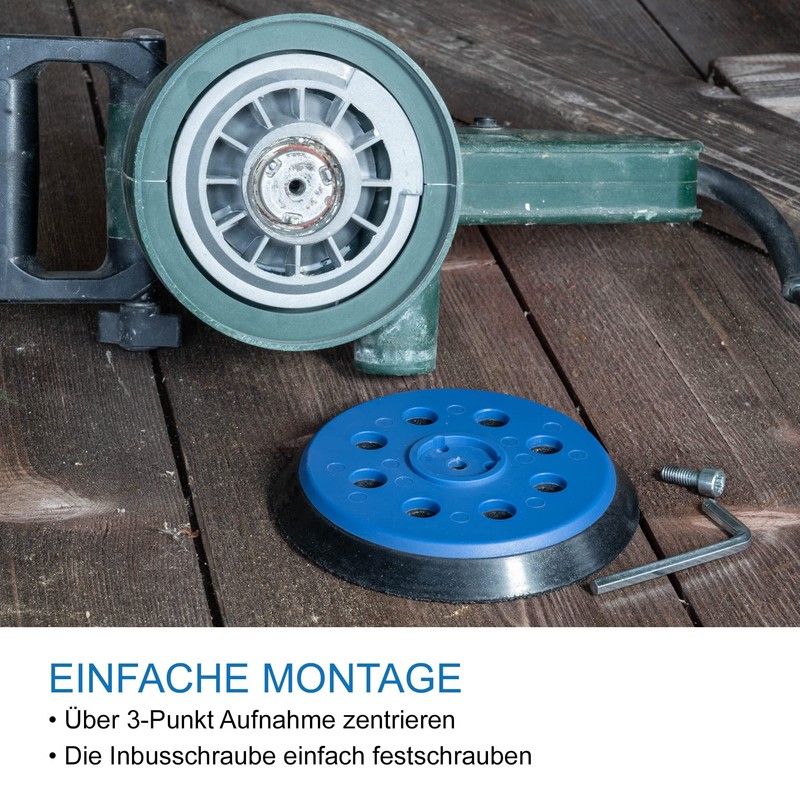 DFS Sanding Disc 125 mm Compatible with Bosch PEX 12