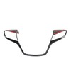 JUIVEEL Carbon Fiber Style Steering Wheel Button Panel Cover Interior