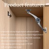 Runseaway 2Pcs Soft Close Lid Support Hinge, Zinc Alloy Lid