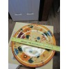 ONEIDA NIB ONEIDA KITCHEN HAND PAINTED DINNER PLATES SUNSET BOUQUET