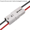 Plug Connectors Tool Compatible with Anderson Style, 10Pcs Grey 50