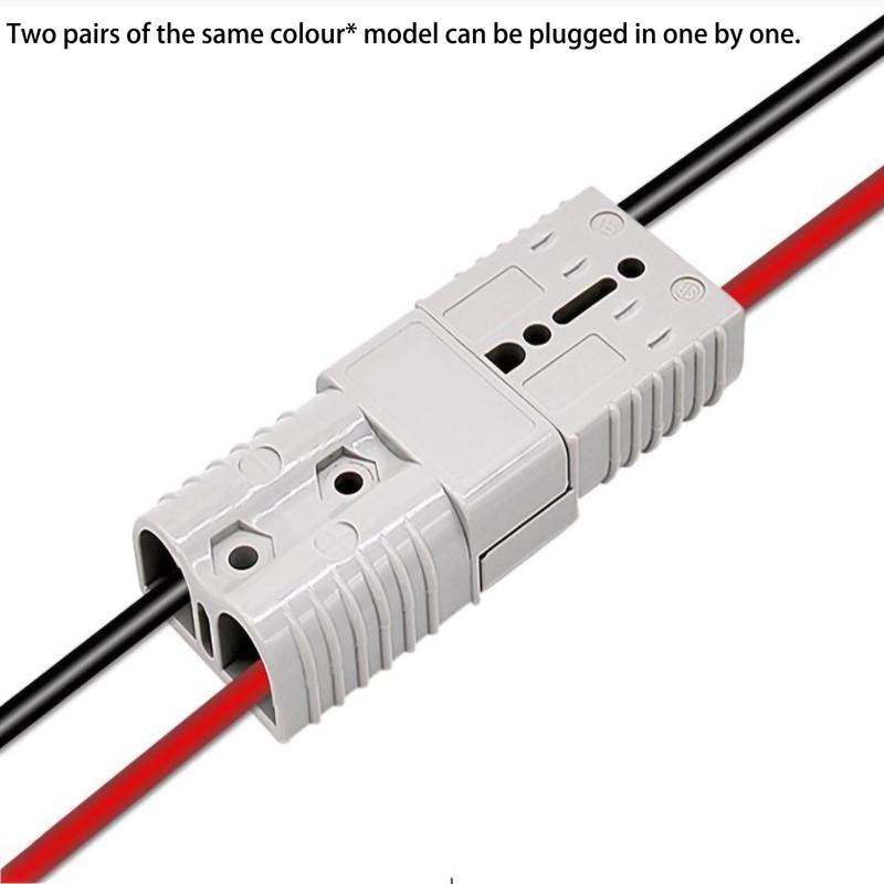 Plug Connectors Tool Compatible with Anderson Style, 10Pcs Grey 50