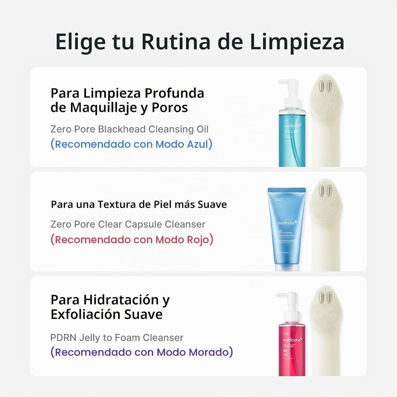 Medicube Mini Booster Pro Equipo de Limpieza Set Beige