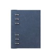 Filofax Clipbook Architexture PER Notebook Blue Suede Blue A6 Faux
