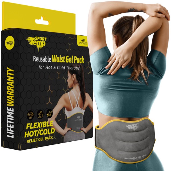 Gel Ice Pack for Back Pain Relief - Hot &