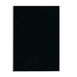 Fellowes A4 100 Percent Recyclable Leatherboard Binding Covers, Heavyweight, 250 GSM Presentation Covers, FSC, Black, Pack of 25