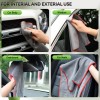 Unbranded x4Car Drying Towel Suede& Coral Fleece Double-sided Clean Cloth
