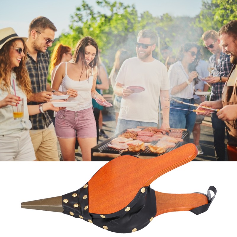 Barbecue Bellows Wood Fireplace Manual Blower for Machine Dust Removal