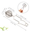 Snap Ball Tea Strainer, Exptolii 2 Pack Stainless Steel Tea