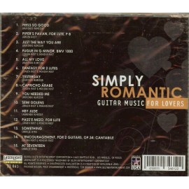 SIMPLY ROMANTIC GUITAR MUSIC FOR LOVERS - VARIOUS ARTISTS - CD - NEW