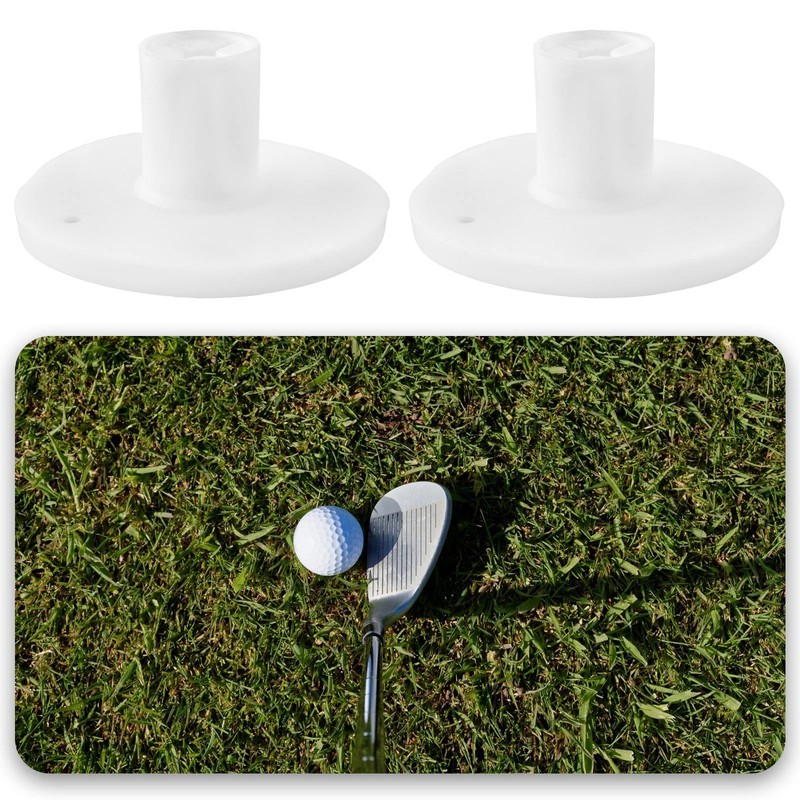 eMagTech 4pcs 25mm Rubber Driving Range Golf Tee Adjustable Height