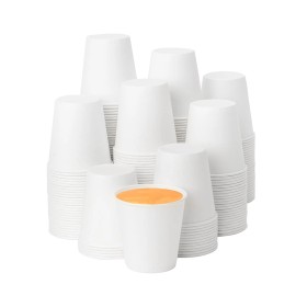 RACETOP 3 oz Paper Cups 600 count, Disposable Bathroom Cups, Mouthwash Cups, ...