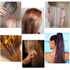Hair Tinsel (300 Strands) Hair Tinsel Extensions Heat Proof Holographic