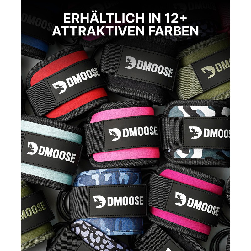 DMoose Fitness Foot Loops Cable Pull - Kickbacks Foot Loop
