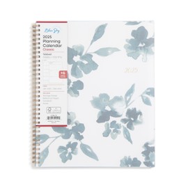 Blue Sky 2025 Monthly Planner, January 2025 - December 2025, 8.5" x 11", Frosted Cover, Wirebound, Bakah Blue (Bakah Blue- 2025, 8.5" x 11")