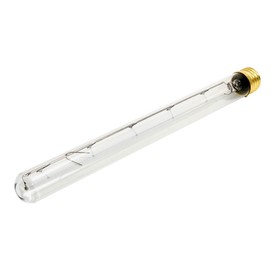 Bulbrite 705140 40W T8 Clear Tube Incandescent Light Bulb with E26 Base, 120V