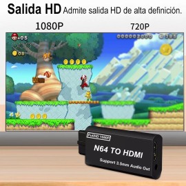 Gomia Adaptador De Vídeo Hdmi Para Ngc/n64/snes/sfc 1080p