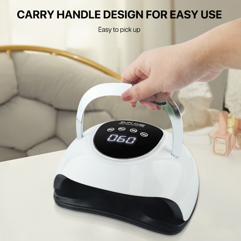 LED UV Nail Dryer 220W 57pcs Lamp Chips 4 Timers