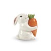 Abbott Collection Home Bunny and Carrot Salt and Pepper White