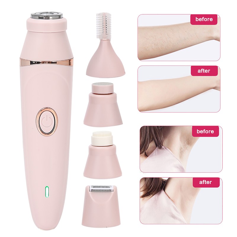 Multi Functional Women Electric Shaver Painless USB Wet Dry Dual