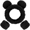 AHONEY Spa Bear Ears Headband, Face Wash Headband and Wristband