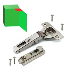 Salice Universal Zip with Opening 110° Standard Application (Self Closing Wood, Neck: 0 Base H02 V. Wood)