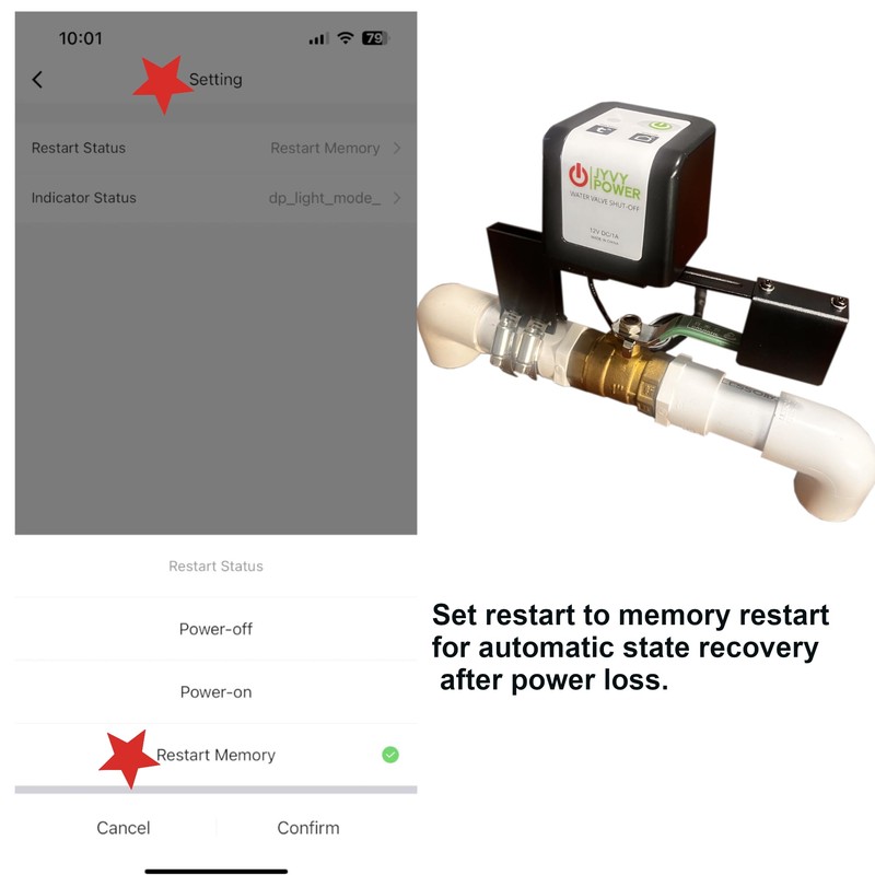 Smart Valve PRO Motorized Ball Valve Actuator WiFi Bluetooth Metal