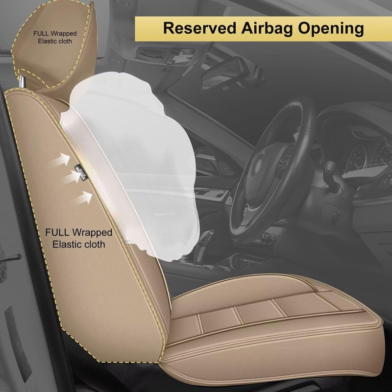 IKABEVEM Car Seat Covers Fit for Honda Accord 2007-2017: Luxury