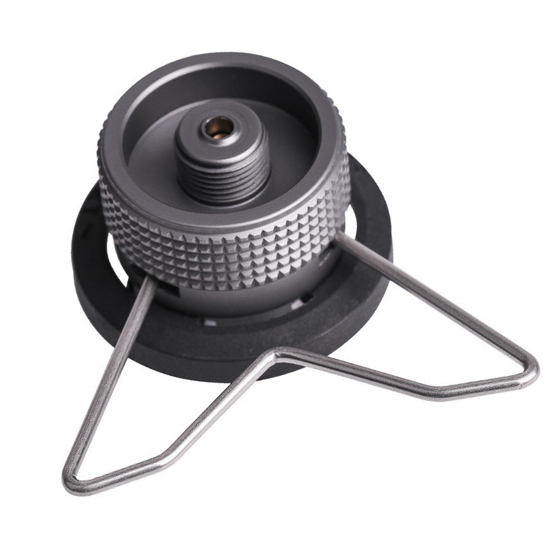 Camping Stove Adapter Aluminum Alloy Nylon Gas Tank Conversion Head