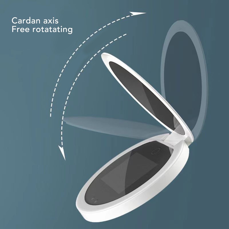 Sunscreen Testing UV Mirror 2X Magnification LED Light Double Sides
