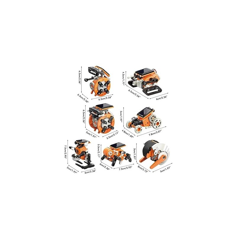 Imori Kits Robot Solar Orange 7 EN 1