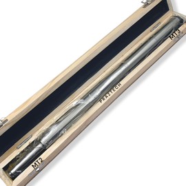 PRAZTECH® Precision Lathe Alignment Test Mandrel Bar | Align the tail-stock on your lathe to head stock | Accurate Workshop Tool DIY (EN31 Double End MT2 MT3 Morse Taper 2 & 3 (Total Length 450mm))