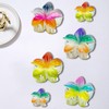 QZKJQDD Pack of 6 Flower Hair Clips, Three Colours Hair
