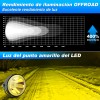 Par Faros 4'' Redondo Led Potentes Ámbar Jeep Jk Moto