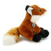 SINJE Sitting Fox Cuddly Toy 13 cm Plush Red Fox