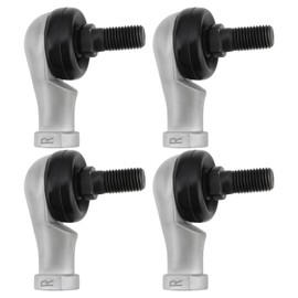 VGOL Pack of 4 M10 x 1.25 Right Hand Thread Ball Joint Ball Joint Bearings Galvanised Steel Outer Joint Joint Head Ball Joint