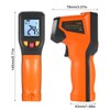Digital Infrared Thermometer -50~600℃ NJTY Laser Pyrometer Gun Non-Contact Laser