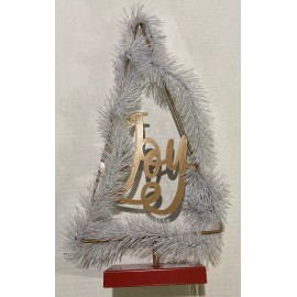 Christmas Tree Shops Decoration “Joy” Metal Tree Tabletop Decor