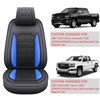 JOJOBAY Chevy Silverado Seat Covers,Leather Seat Covers for GMC Sierra,Custom