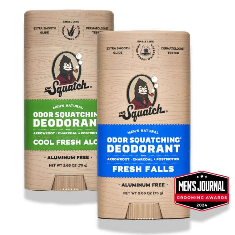 Deodorant 2-Pack - Dr. Squatch - Body Care For Men:_Woodsy